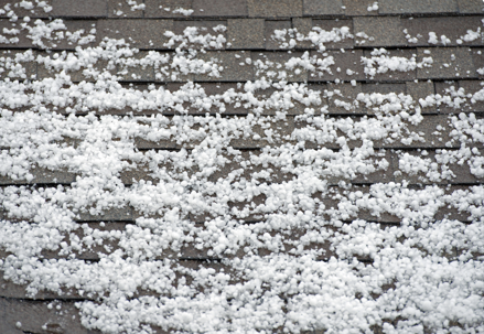 Hail Damage On Roof