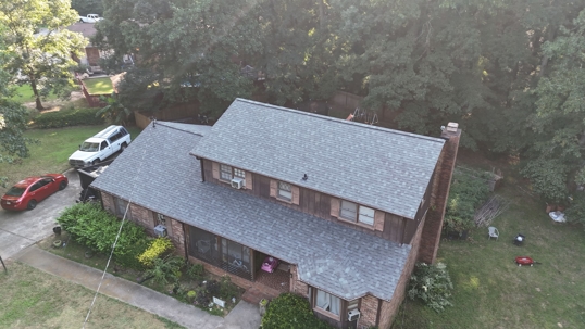 A brand-new roof installed by Galian Roofing