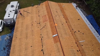 Roof Replacement On Home Photo